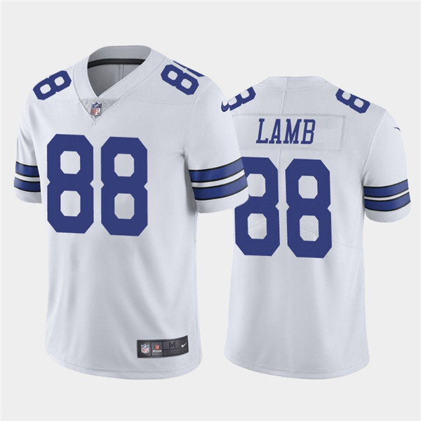 Youth Dallas Cowboys #88 CeeDee Lamb White Vapor Untouchable Limited Stitched Jersey